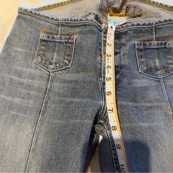 Silver Jeans Canada Low Rise 3 Buttons Size 30 Vintage Y2K Medium Wash 90s Unif - Picture 8 of 12